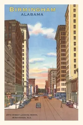 Jahrgangsjournal Innenstadt von Birmingham - Vintage Journal Downtown Birmingham