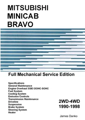 Mitsubishi Minicab-Bravo Vollständiges mechanisches Servicehandbuch - Mitsubishi Minicab-Bravo Full Mechanical Service Manual