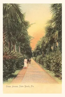 Weinleseblatt Ocean Avenue, Palm Beach, Florida - Vintage Journal Ocean Avenue, Palm Beach, Florida