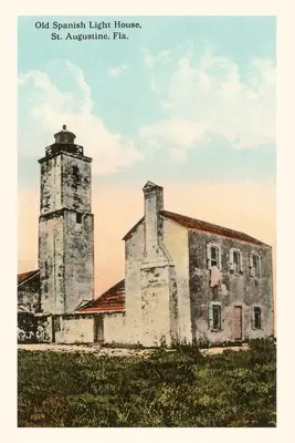 Weinleseblatt Spanischer Leuchtturm, St. Augustine, Florida - Vintage Journal Spanish Lighthouse, St. Augustine, Florida
