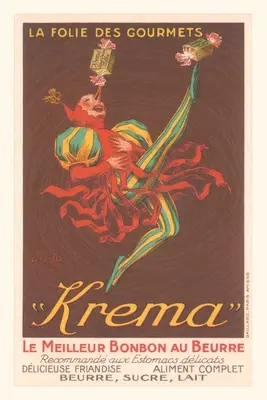 Vintage Journal Krema Bobon au Beurre Anzeige - Vintage Journal Krema Bobon au Beurre advertisement