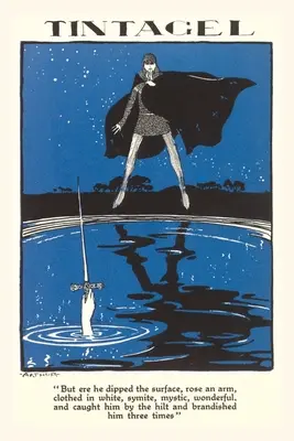 Jahrgangsjournal Tintagel, Excalibur erhebt sich für König Artus aus dem See - Vintage Journal Tintagel, Excalibur Rising from the Lake for King Arthur