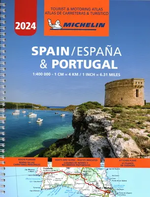 Michelin Spanien & Portugal Straßenatlas 2024 - Michelin Spain & Portugal Road Atlas 2024