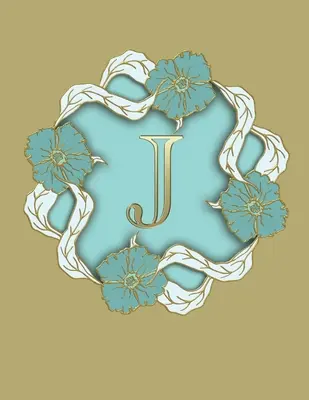 J: 100 Seiten 8,5 X 11 Monogram Notebook College Ruled Line Paper - J: 100 Pages 8.5 X 11 Monogram Notebook College Ruled Line Paper