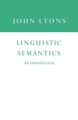 Linguistische Semantik: Eine Einführung - Linguistic Semantics: An Introduction