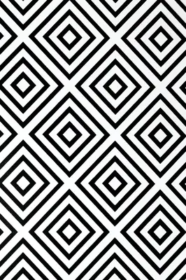 Hardcover Klassisches Notizbuch: Notizbuch mit 256 linierten Seiten, 7 x 10 Zoll, schwarz und weiß Geometrisch: Notizbuch mit 256 linierten Seiten, 7 x 10 Zoll, schwarz und weiß - Hardcover Classic Notebook: 256 Lined Page Notebook, 7-x-10-inch, Black and White Geometric: 256 Lined Page Notebook, 7-x-10-inch, Black and White