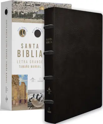 Biblia Reina Valera 1960 Letra Grande. Piel Premier Negro, ndice, Tamao Manual / Spanische Bibel Rvr 1960 Handliches Format, Großdruck, Index-Tabs, Gebundenes Leder - Biblia Reina Valera 1960 Letra Grande. Piel Premier Negro, ndice, Tamao Manual / Spanish Bible Rvr 1960 Handy Size, Large Print, Index Tabs, Bonded