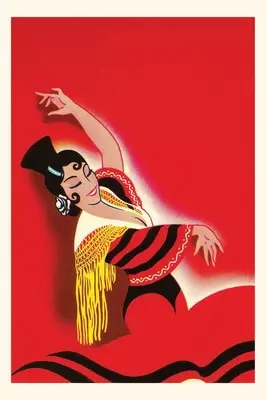 Jahrgangsjournal Flamenco-Tänzerin Poster - Vintage Journal Flamenco Dancer Poster