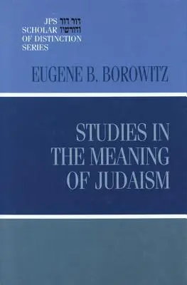 Studien zur Bedeutung des Judentums - Studies in the Meaning of Judaism