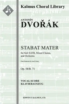 Stabat Mater, Op.58: Vokalpartitur - Stabat Mater, Op.58: Vocal score