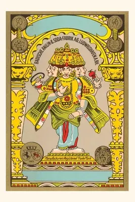 Vintage Journal Mehrgesichtiger orientalischer Gott - Vintage Journal Multi-Faced Oriental God