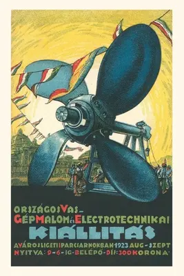 Jahrgangsjournal Ungarische Maschinenbaumesse Poster - Vintage Journal Hungarian Machinery Fair Poster