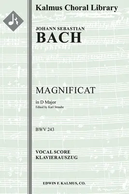 Magnificat, BWV 243: Vokalpartitur - Magnificat, BWV 243: Vocal score