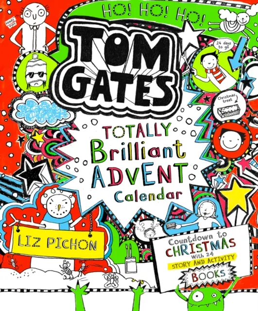 Tom Gates Adventskalender Buchsammlung - Tom Gates Advent Calendar Book Collection