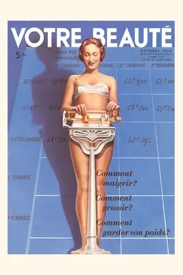 Vintage Journal Französische Frauenzeitschrift Cover - Vintage Journal French Women's Magazine Cover