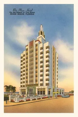 Jahrgangszeitschrift Ritz Plaza Hotel, Miami Beach, Florida - Vintage Journal Ritz Plaza Hotel, Miami Beach, Florida