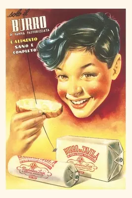 Jahrgangsjournal Italienische Butterwerbung - Vintage Journal Italian Butter Ad