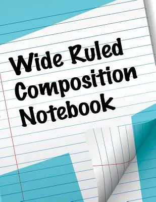 Notizbuch mit breiten Linien - Wide Ruled Composition Notebook