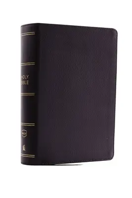 NKJV, Compact Single-Column Reference Bible, Echtes Leder, Schwarz, Red Letter Edition, Comfort Print - NKJV, Compact Single-Column Reference Bible, Genuine Leather, Black, Red Letter Edition, Comfort Print