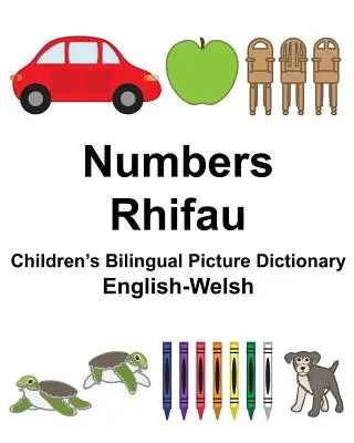 Englisch-Walisisch Numbers/Rhifau Zweisprachiges Bilderwörterbuch für Kinder - English-Welsh Numbers/Rhifau Children's Bilingual Picture Dictionary