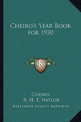 Cheiro's Jahrbuch für 1930 - Cheiro's Year Book for 1930