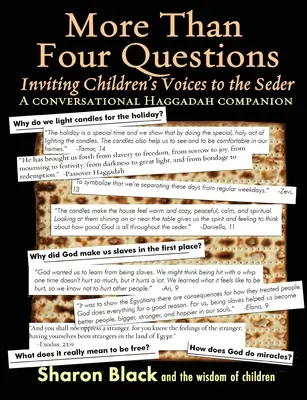 Mehr als nur vier Fragen: Die Stimmen der Kinder zum Seder einladen - Ein Gesprächsbegleiter zur Haggada - More Than Four Questions: Inviting Children's Voices to the Seder - A Conversational Haggadah Companion