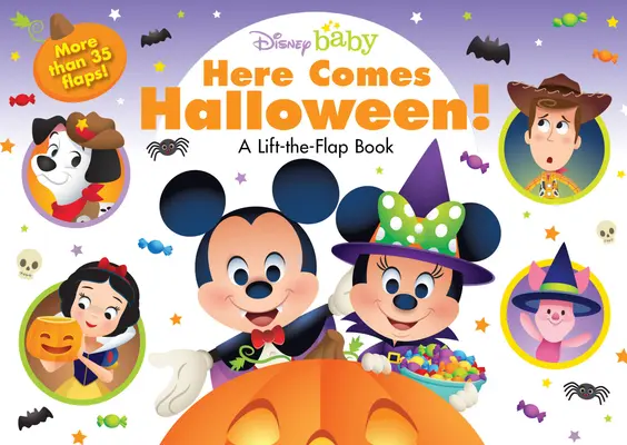 Disney Baby Hier kommt Halloween! Ein Klappenbuch - Disney Baby Here Comes Halloween!: A Lift-The-Flap Book