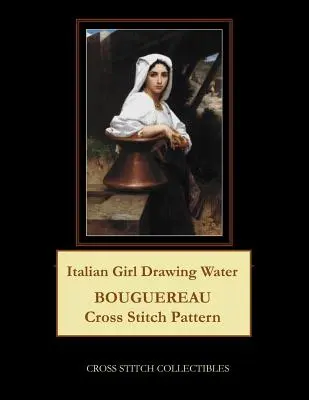 Italienisches Mädchen, das Wasser schöpft: Bouguereau Kreuzstichmuster - Italian Girl Drawing Water: Bouguereau Cross Stitch Pattern