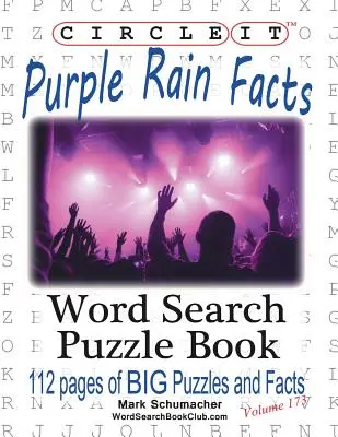 Circle It, Purple Rain Fakten, Wortsuche, Rätselbuch - Circle It, Purple Rain Facts, Word Search, Puzzle Book