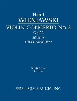 Violinkonzert Nr.2, Op.22: Studienpartitur - Violin Concerto No.2, Op.22: Study score