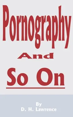 Pornographie und so weiter - Pornography and So on