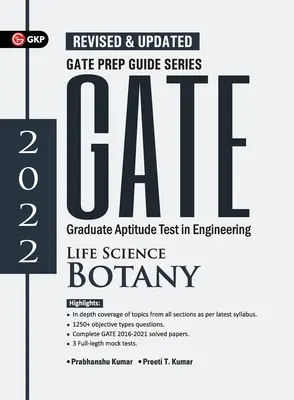 Gate 2022: Lebenswissenschaftliche Botanik - Leitfaden von GKP. - Gate 2022: Life Science Botany - Guide by GKP.