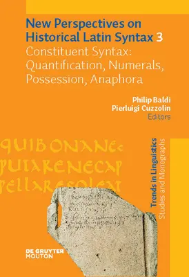 Konstituierende Syntax: Quantifizierung, Numerale, Besitz, Anaphora - Constituent Syntax: Quantification, Numerals, Possession, Anaphora