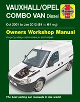 Vauxhall/Opel Combo Diesel Van (Okt 2001 bis Jan 2012) 51 bis 61 - Vauxhall/Opel Combo Diesel Van (Oct 2001 To Jan 2012) 51 To 61