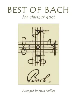 Best of Bach für Klarinettenduett - Best of Bach for Clarinet Duet