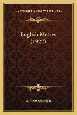 Englische Metren (1922) - English Metres (1922)