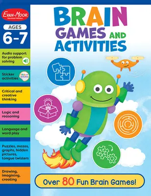 Spiele und Aktivitäten für das Gehirn, Altersgruppe 6 - 7 Arbeitsheft - Brain Games and Activities, Ages 6 - 7 Workbook