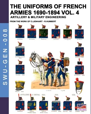 Die Uniformen der französischen Armeen 1690-1894 - Bd. 4: Artillerie und Militärtechnik - The uniforms of French armies 1690-1894 - Vol. 4: Artillery and military engineering