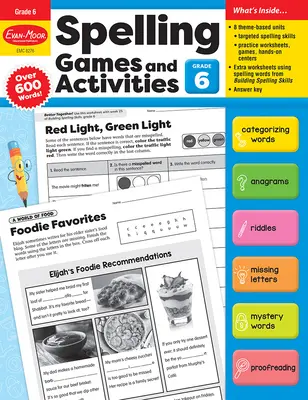 Spiele und Aktivitäten zur Rechtschreibung, Klasse 6, Lehrermaterial - Spelling Games and Activities, Grade 6 Teacher Resource