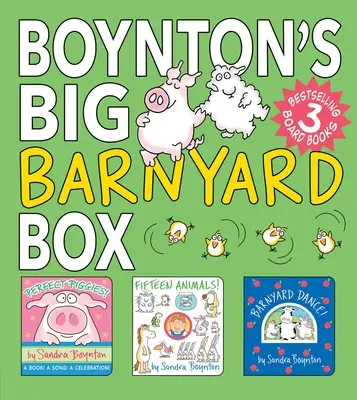 Boynton's Big Barnyard Box (Boxset): Perfekte Schweinchen!; Fünfzehn Tiere!; Tanz auf dem Bauernhof! - Boynton's Big Barnyard Box (Boxed Set): Perfect Piggies!; Fifteen Animals!; Barnyard Dance!