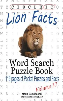 Circle It, Fakten zum Löwen, Wortsuche, Puzzle-Buch - Circle It, Lion Facts, Word Search, Puzzle Book