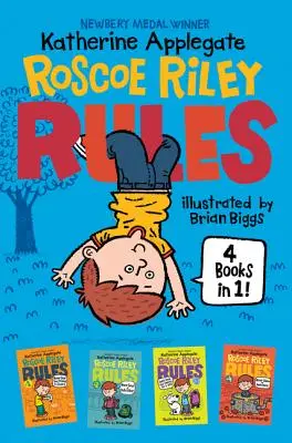 Roscoe Riley Rules 4 Bücher in 1! Klebe deine Freunde niemals an Stühle; Klau niemals den Bären eines Tyrannen; Tausche deinen Pullover nicht gegen einen Hund; Schwimme niemals in einem Appl - Roscoe Riley Rules 4 Books in 1!: Never Glue Your Friends to Chairs; Never Swipe a Bully's Bear; Don't Swap Your Sweater for a Dog; Never Swim in Appl