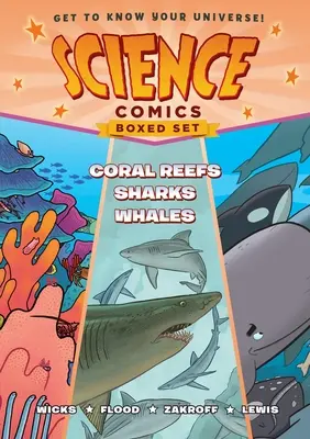 Wissenschafts-Comics Box-Set: Korallenriffe, Haie und Wale - Science Comics Boxed Set: Coral Reefs, Sharks, and Whales