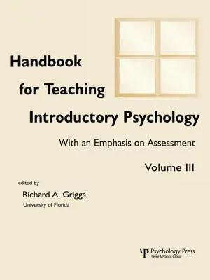 Handbuch für den Unterricht in der Einführungsphase der Psychologie: Band II - Handbook for Teaching Introductory Psychology: Volume II