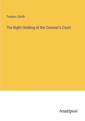 Die richtige Haltung des Gerichtsmediziners - The Right Holding of the Coroner's Court