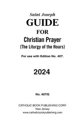 Christlicher Gebetsführer, große Schrift 2024 - Christian Prayer Guide Large Type 2024