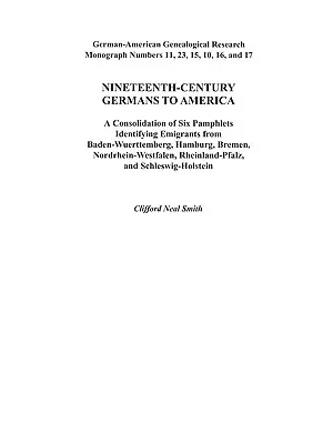 Deutsche im neunzehnten Jahrhundert in Amerika - Nineteenth-Century Germans to America