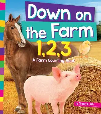 Down on the Farm 1, 2, 3: Ein Bauernhof-Zählbuch - Down on the Farm 1, 2, 3: A Farm Counting Book
