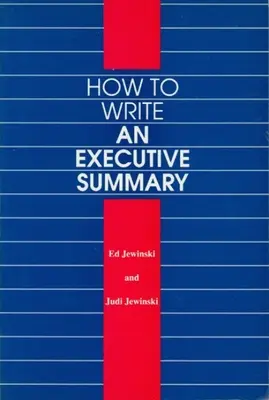 Wie man eine Zusammenfassung schreibt - How to Write an Executive Summary