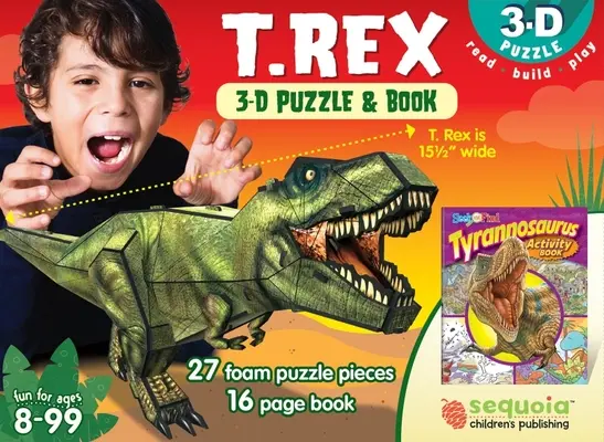 T. Rex: 3D-Puzzle und Buch [mit Puzzle] - T. Rex: 3D Puzzle and Book [With Puzzle]